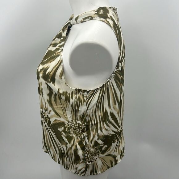 Worthington sleeveless halter tie dye print top large - Picture 3 of 4